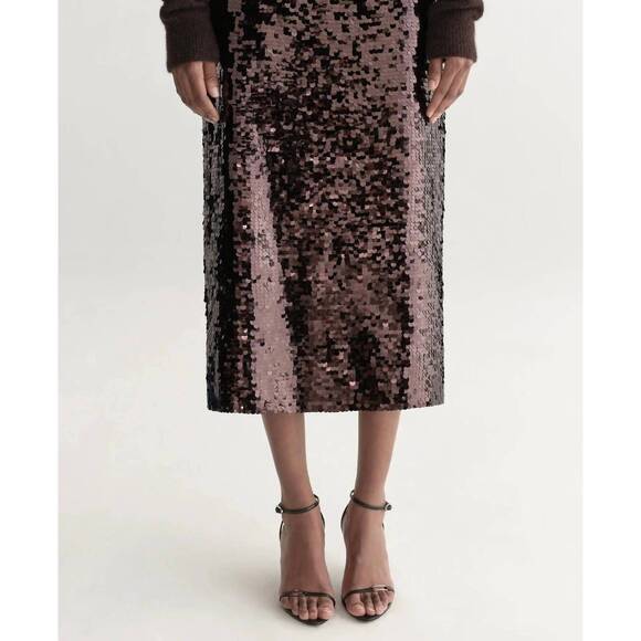 NEW A.L.C. kali skirt in merlot
